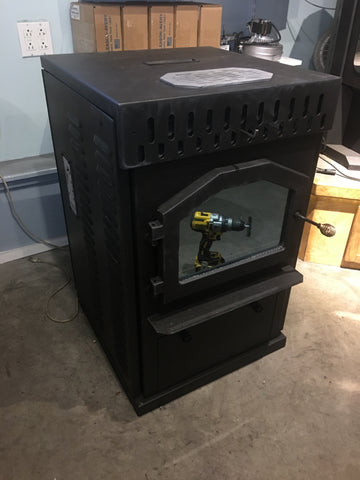 Sold - Magnum Baby Countryside - Corn or Wood Pellet Stove 32K BTUs fo – Pellet  Stove Master