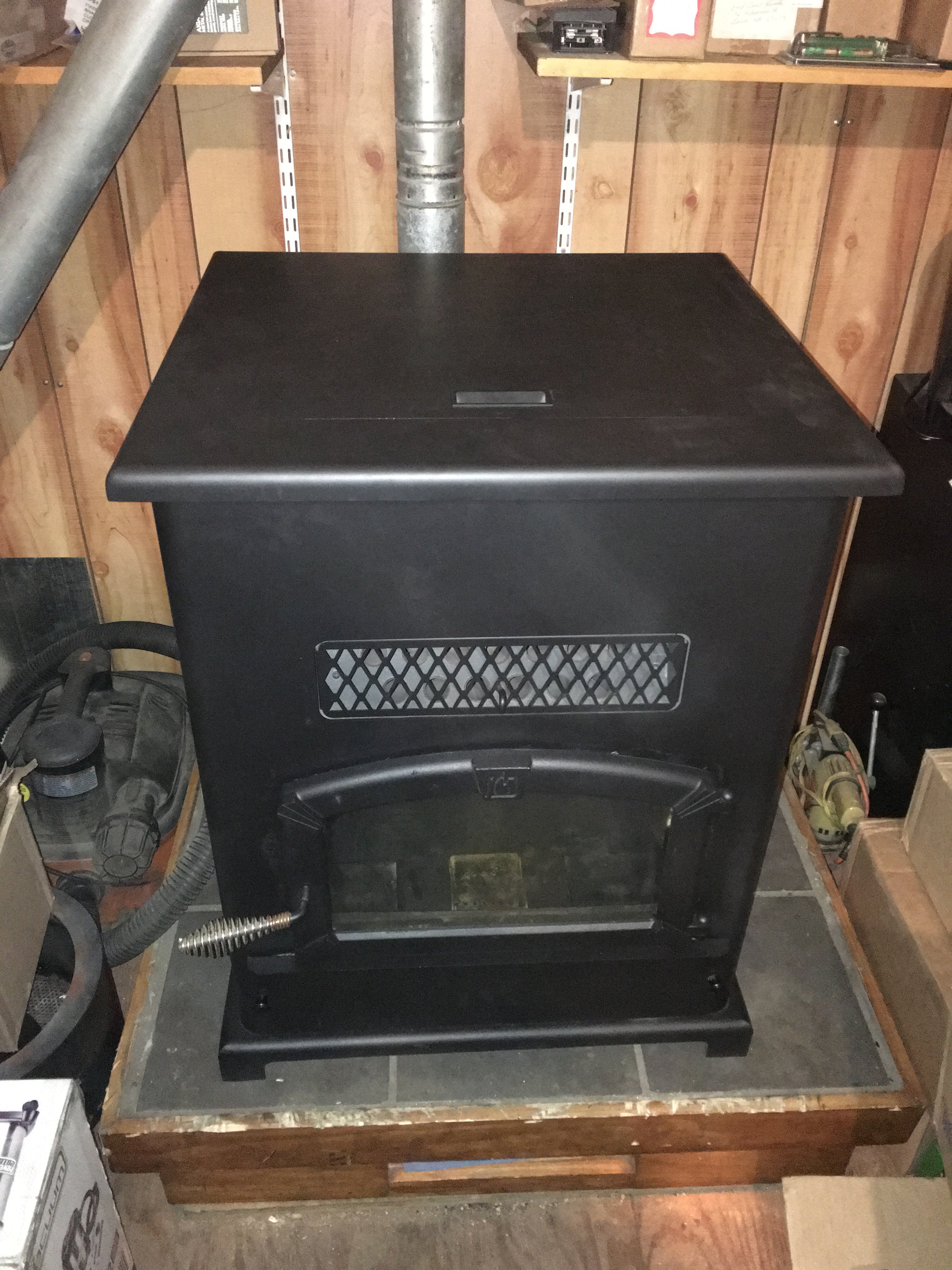 Sold - Breckwell - Big E Pellet Stove 55k BTUs for up to 2500 SqFt wit –  Pellet Stove Master