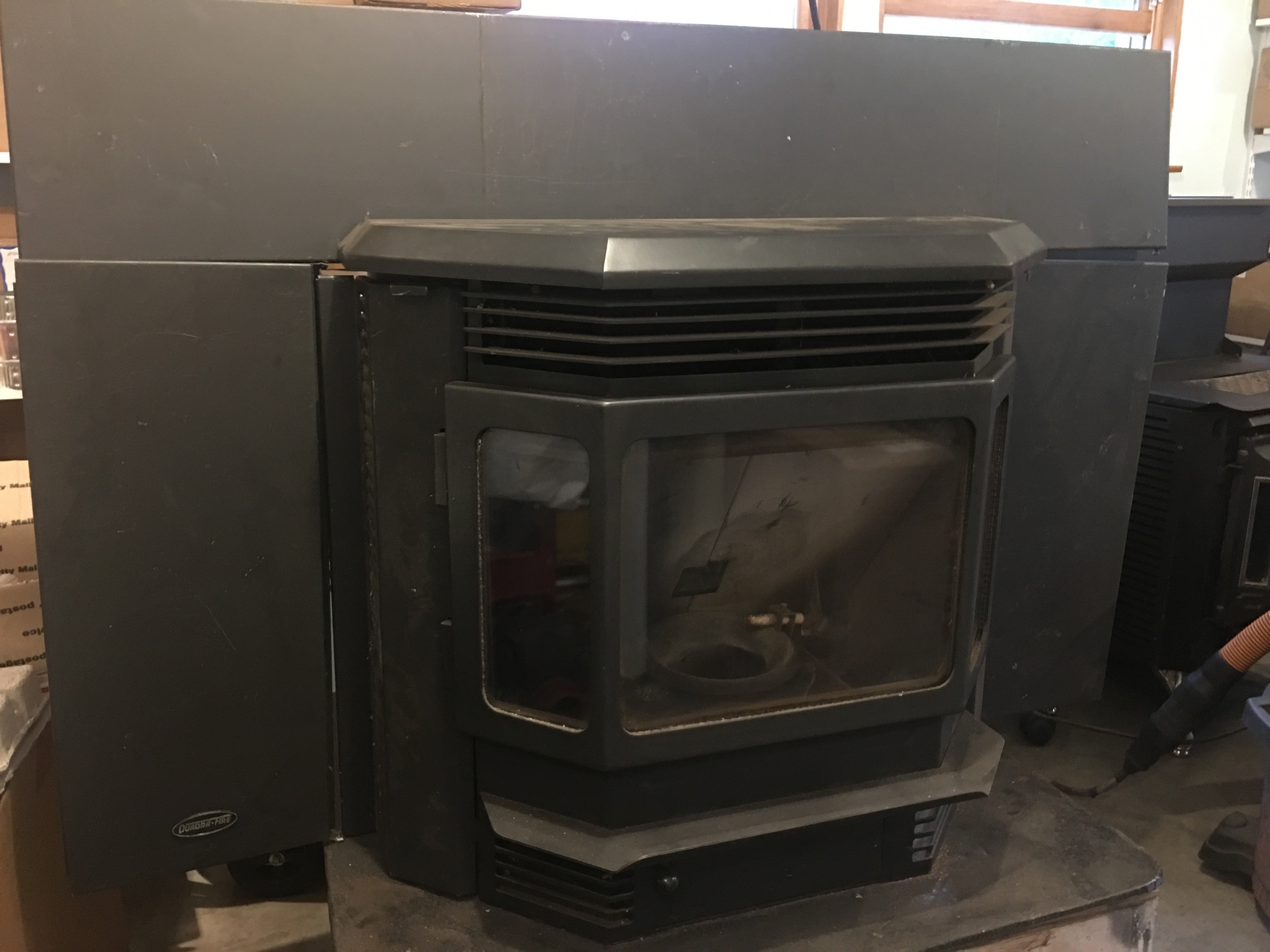 Sold - Quadrafire CB1200 Insert Wood Pellet Stove 47,300 BTU - The Cl – Pellet  Stove Master